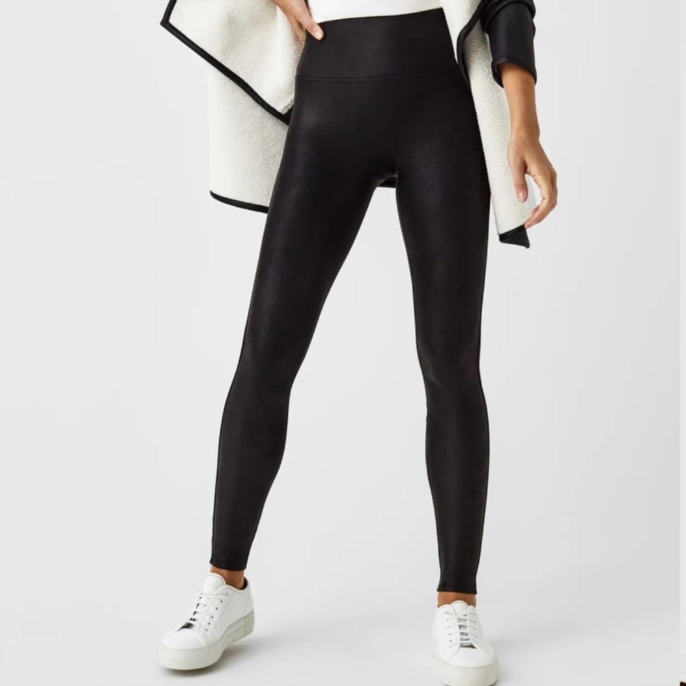 Spanx faux leather leggings